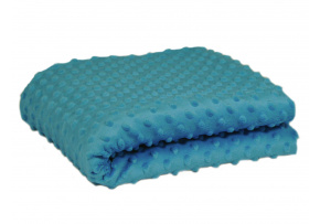 Minky z kropkami kolor Szmaragdowy Minky z kropkami kolor Szmaragdowy