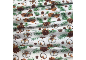 Tkanina bawełniana świąteczna na metry, szerokość 160 cm, do dekoracji świątecznych Tkanina bawełniana świąteczna na metry, szerokość 160 cm, do dekoracji świątecznych