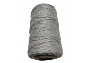 Sznurek Szpagat Bawełniany 2mm - 100g (40m) kolor Jasnoszary