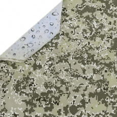 Tkanina wodoodporna KODURA 600x300 military 995, pixel oliwa