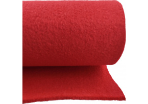 Filc techniczny 4 mm kolor Czerwony, szerokość 100 cm Filc techniczny 4 mm kolor Czerwony, szerokość 100 cm