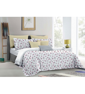 Pościel flanelowa na Zamek, kolor Biały, 140x200cm 