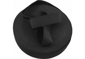 Gumka odzieżowa, szer. 25 mm - Czarna, 25 m Gumka odzieżowa, szer. 25 mm - Czarna, 25 m