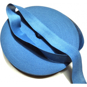 Lamówka poliestrowa niebieski, 25mm
