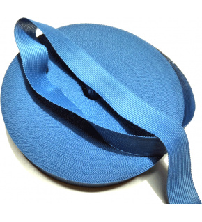 Lamówka poliestrowa 25mm kolor niebieski