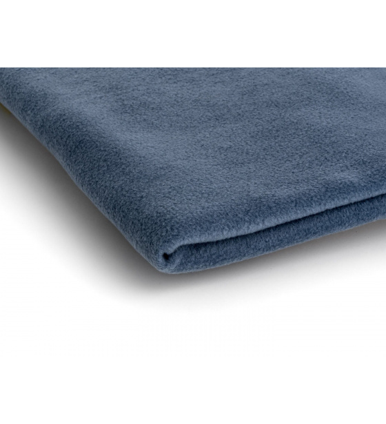 Tkanina Microfleece kolor Jeansowy