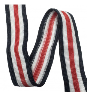 Taśma lampas 25 mm kolor Niebieski Multi - 01