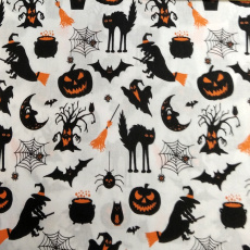 Tkanina bawełniana wzór Halloween Tkanina bawełniana wzór Halloween