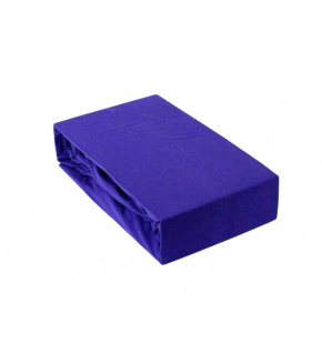 Prześcieradło jersey EXCLUSIVE z gumką 180x200 kolor Chabrowy