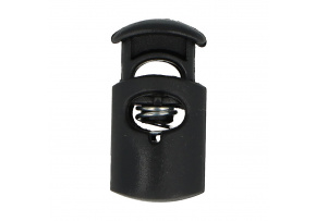 Stoper do sznurka 5 mm kolor czarny wzór 038
