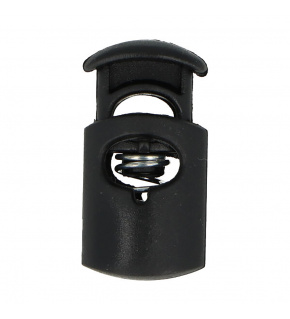 Stoper do sznurka 5 mm kolor czarny wzór 038