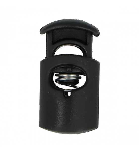 Stoper do sznurka 5 mm kolor czarny wzór 038