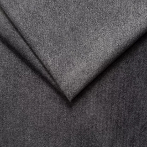 Welur tapicerski Salwador Anthracite, tkanina obiciowa do mebli - Pet Proof