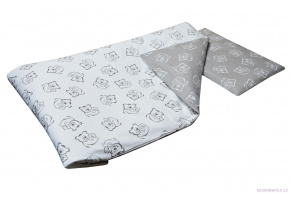 Drap de lit 2 pièces OURS GRIS