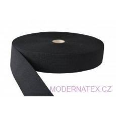Gumka odzieżowa, szer. 50 mm - Czarna, 25 m Gumka odzieżowa, szer. 50 mm - Czarna, 25 m
