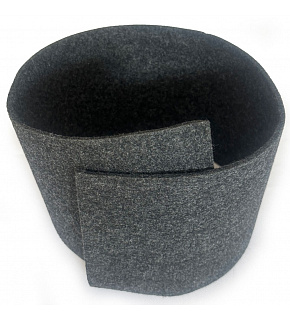 Filc techniczny 4 mm kolor c.Szary, szerokość 100 cm
