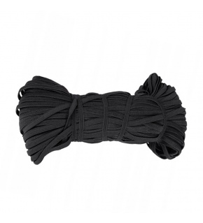 Gumka odzieżowa, szer. 15 mm - Czarna, 25 m Gumka odzieżowa, szer. 15 mm - Czarna, 25 m