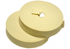 Lamówka poliestrowa 30mm kolor ecru