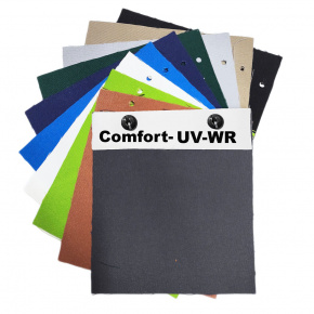 Wzornik tkanin Comfort na meble ogrodowe i poduszki, odporna na promieniowanie UV-WR