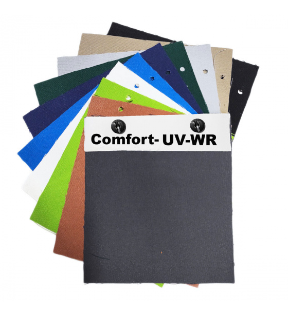 Wzornik tkanin Comfort na meble ogrodowe i poduszki, odporna na promieniowanie UV-WR
