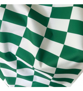 Tkanina zewnętrzna na leżaki i hamaki ogrodowe, kolor Biało-Ultramarine szachownica, 5x10 cm Tkanina zewnętrzna na leżaki i hamaki ogrodowe, kolor Biało-Ultramarine szachownica, 5x10 cm