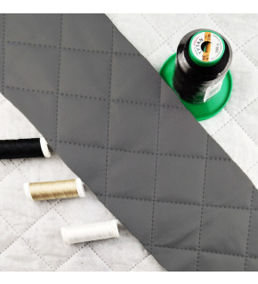 Ekoskóra Pikowana Ultradźwiękowo kolor Grafitowy