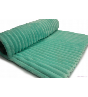 Minky paski kolor Mentolowy