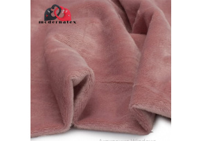 Minky jednokolorowe kolor Stary Różowy