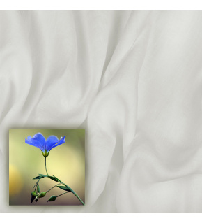 Tkanina lniana naturalna Oskar kolor Biały 265 g/m2