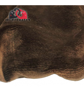 Minky jednokolorowe kolor c.Brązowy