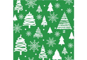 Tkanina bawełniana świąteczna wzór Choinka