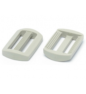 Plastikowy regulator samozaciskowy 25 mm - Biały