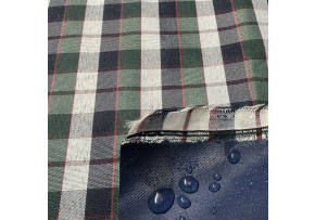 Tkanina wodoodporna KODURA wzór Zielony kwadrat