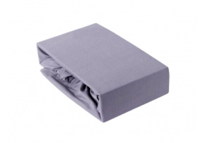 Prześcieradło jersey EXCLUSIVE z gumką 160x200 kolor Szary