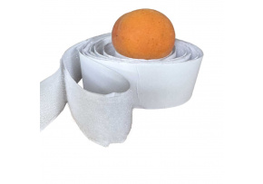 Taśma rzep z klejem (komplet) - Biała 50 cm, szerokość 25 mm