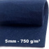 Filc techniczny 5 mm kolor Granatowy, szerokość 100 cm