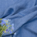 Lněná přírodní látka Julia barva modrá 154 grm2 2151-65