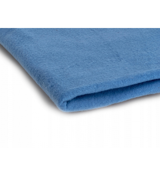 Tkanina Microfleece kolor Niebieski