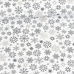 Świąteczna tkanina bawełniana wzór śnieżynki 380