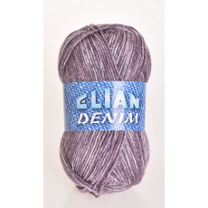 Włóczka Elian Denim 675 kolor fioletowy Włóczka Elian Denim 675 kolor fioletowy