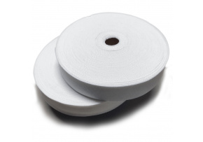 Lamówka poliestrowa 40mm kolor biały Lamówka poliestrowa 40mm kolor biały