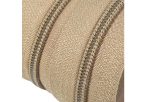 Zamek spiralny Beżowy 8 mm, metraż