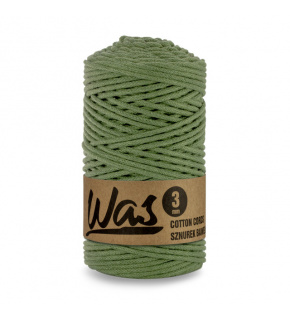 Sznurek bawełniany 3mm, 100m kolor Khaki