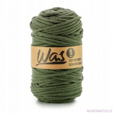 Sznurek bawełniany 5mm, 100m Khaki Sznurek bawełniany 5mm, 100m Khaki