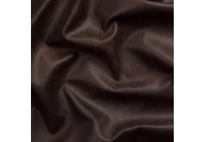 Ekoskóra Ranger Dark Brown, tkanina obiciowa na metry, imitacje Zamszu (Suede)