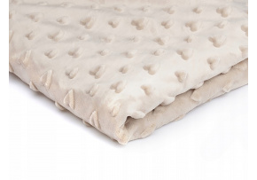 Minky serca kolor j.Beżowy