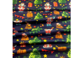 Tkanina bawełniana świąteczna na metry, szerokość 160 cm, do dekoracji świątecznych Tkanina bawełniana świąteczna na metry, szerokość 160 cm, do dekoracji świątecznych