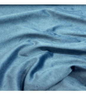 Welur tapicerski Salwador Denim, tkanina obiciowa do mebli - Pet Proof