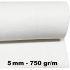 Filc techniczny 5 mm kolor Biały, szerokość 150 cm