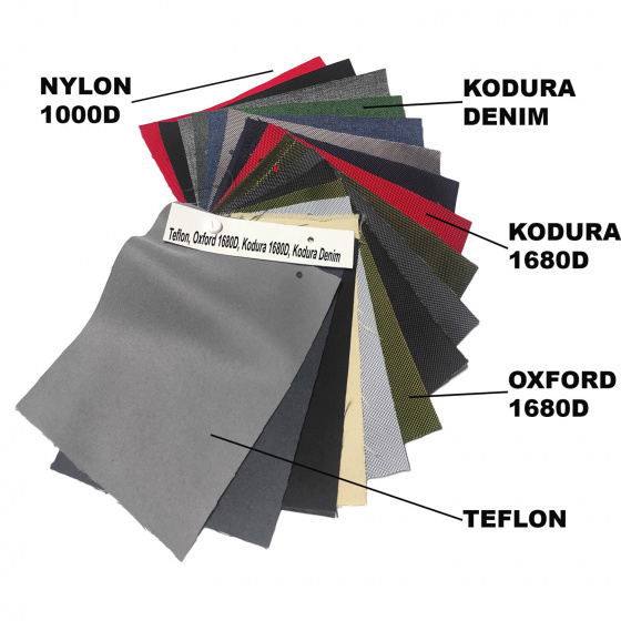 Wzornik tkanin wodoodpornych Teflon, Oxford 1680d, Kodura 1680D, Kodura Denim
